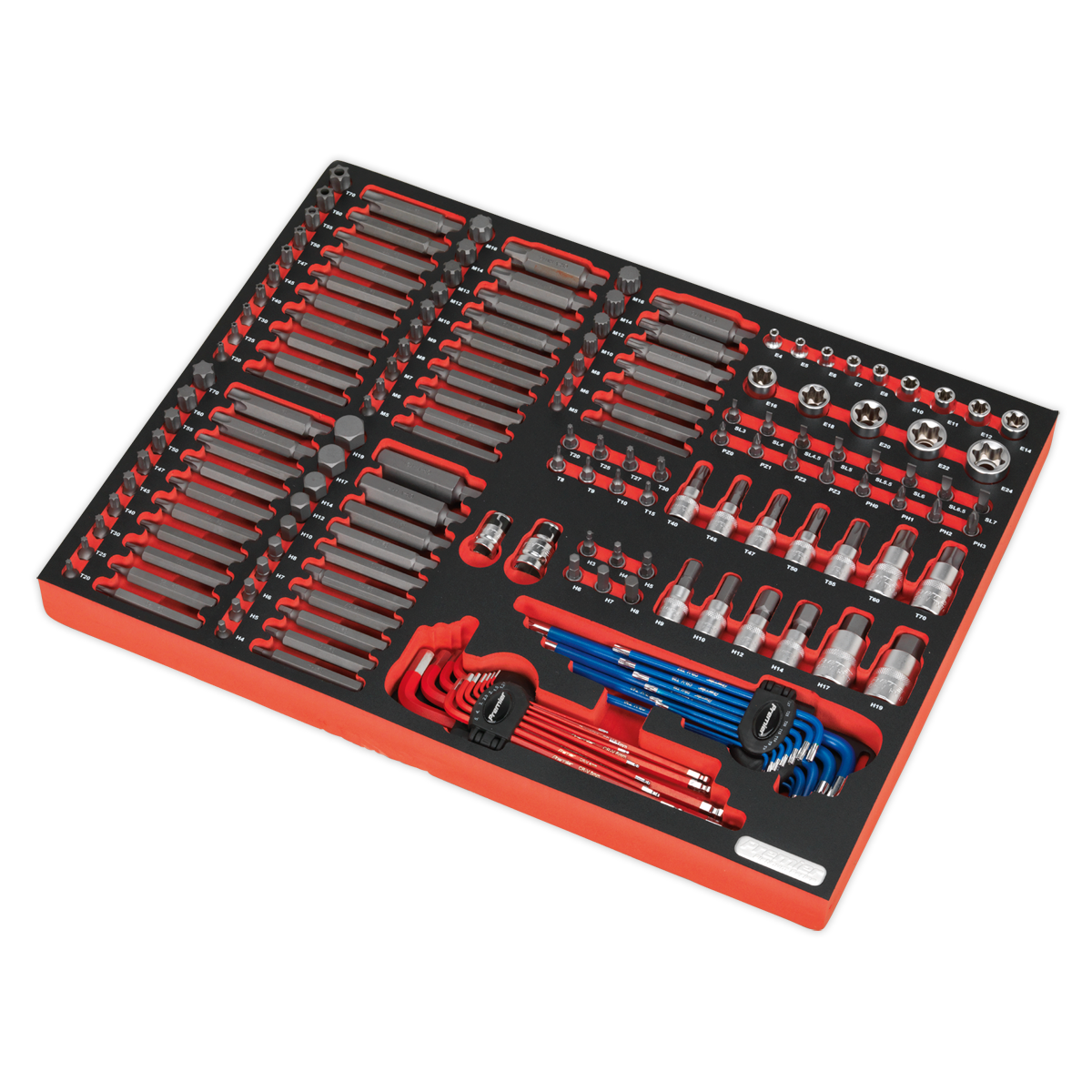 Sealey Tool Tray With Specialised Bits & Sockets 177 Pieces 530x397x45mm TBTP07