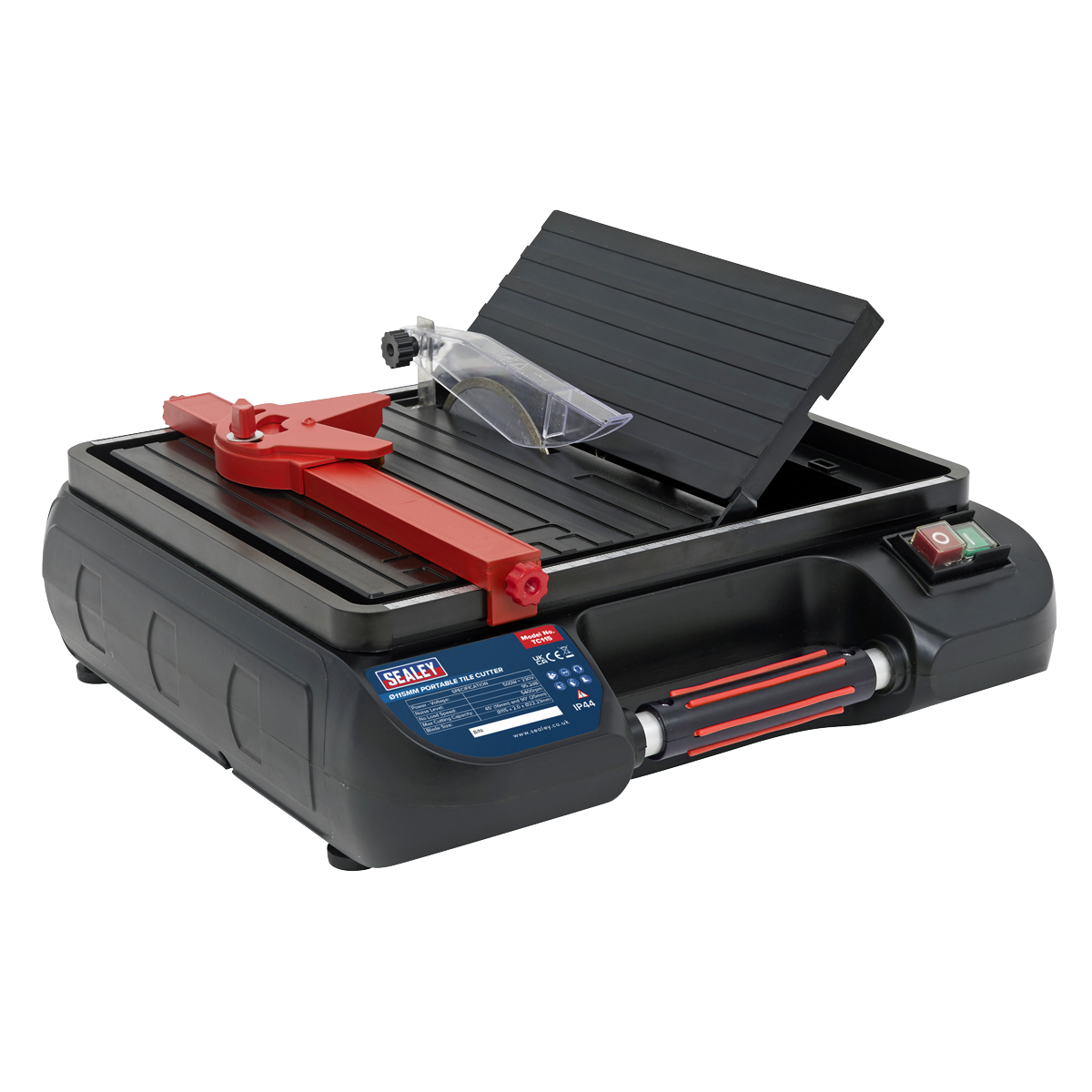 Sealey Ø115mm Portable Tile Cutter Lightweight 500W - 230V Electric Motor TC115