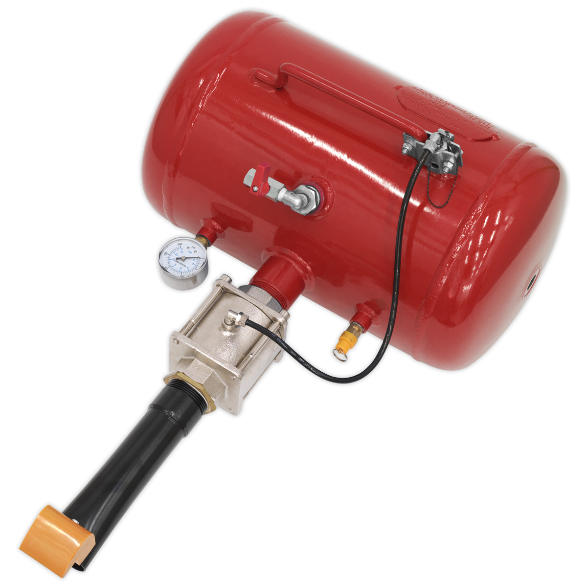 Sealey 19L Bead Seating Tool With Gauge - Push-Button Trigger Red TC904