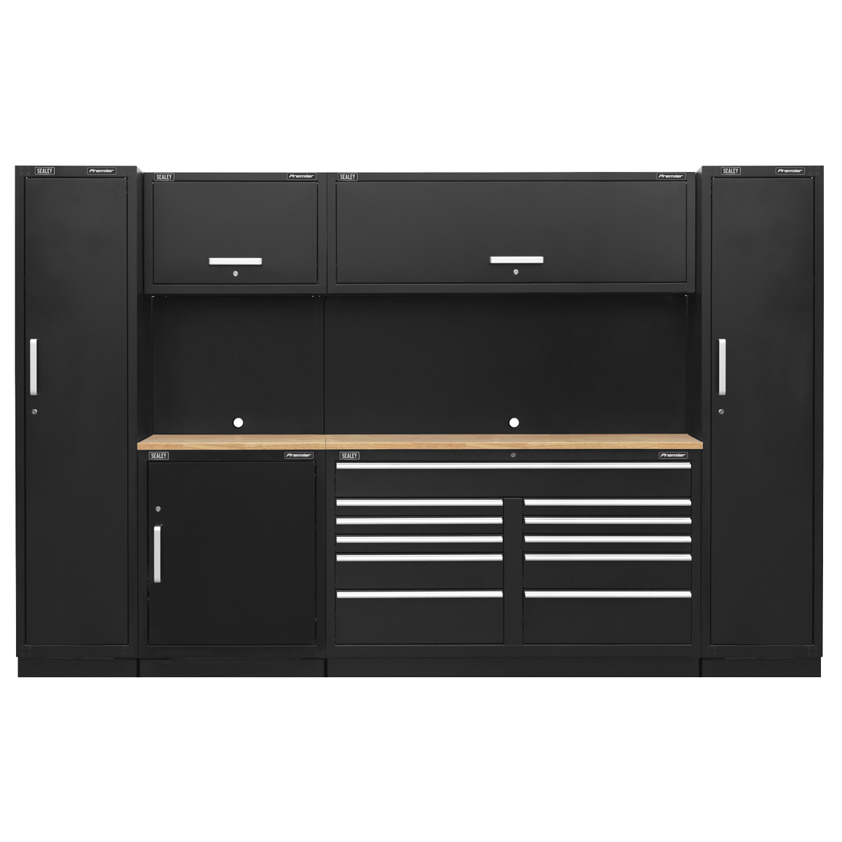 Sealey Premier 3.3m Storage System Pressed Wood Worktop Cabinet APMSCOMBO7W