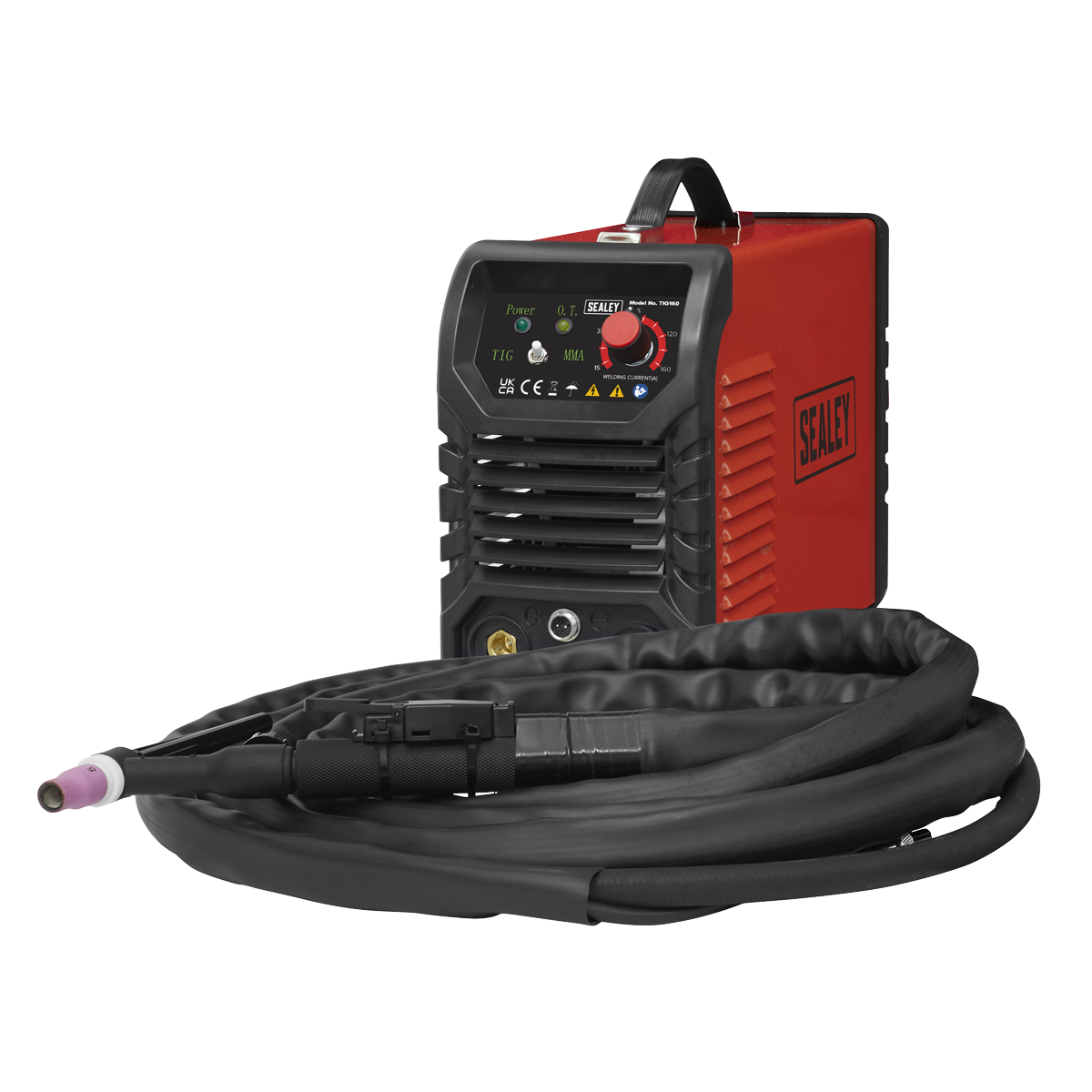 Sealey TIG/MMA Inverter Welder With Forced Air Cooling 160Amp 230V TIG160