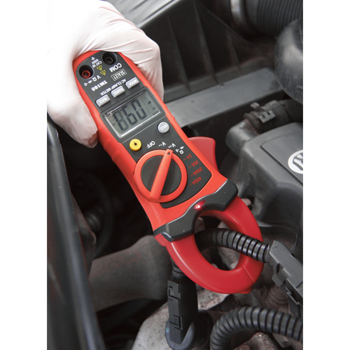 Sealey Professional Auto Ranging Digital Clamp Meter NCVD - 6 Function TM105