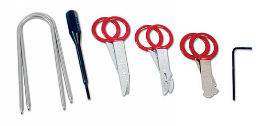 LASER 3727 Radio Removal Tool Kit Release Steel For Audi BMW Ford Mercedes VW