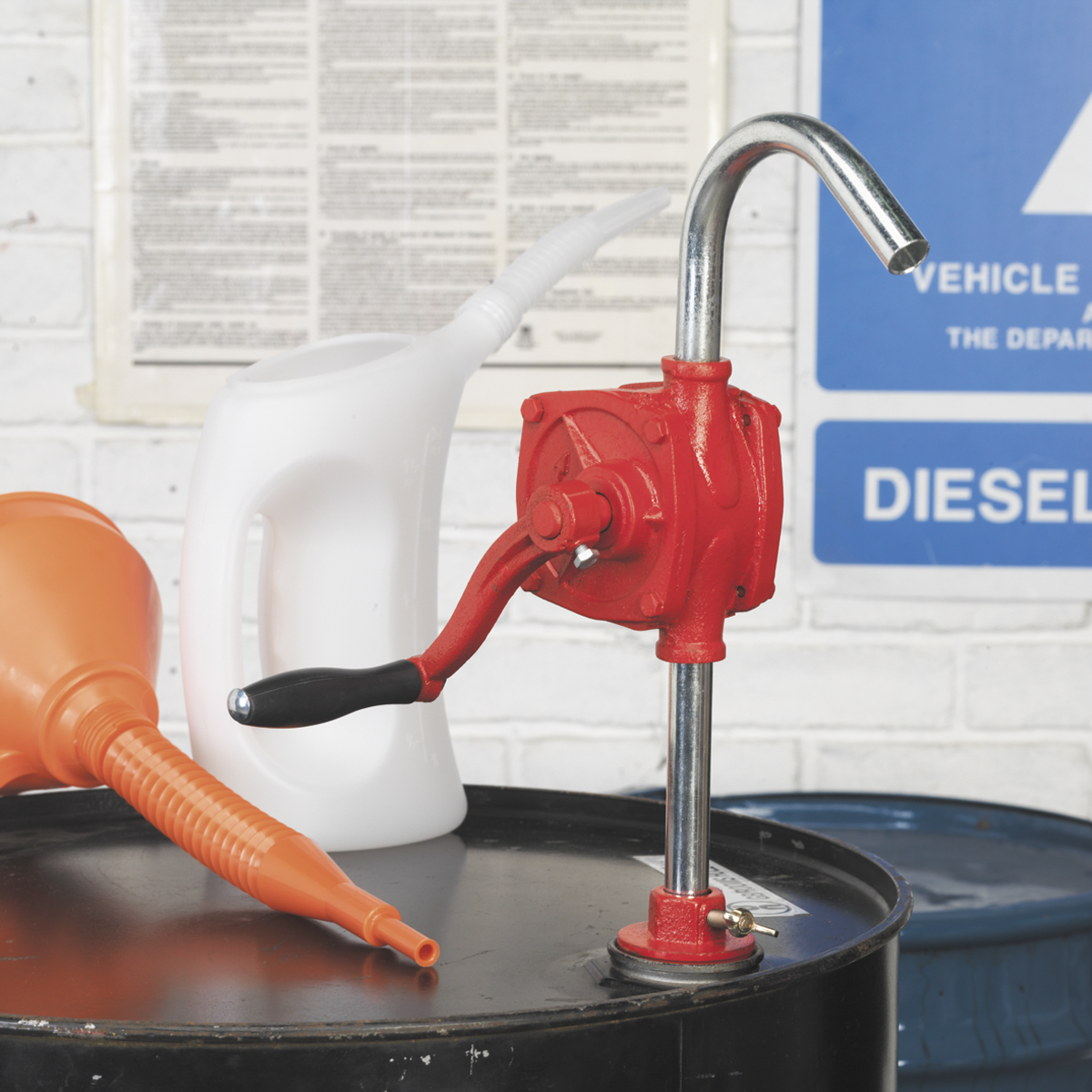 Sealey Rotary Pump For 205L Drum Cast Steel Body With Machined Bore & Rotor TP55