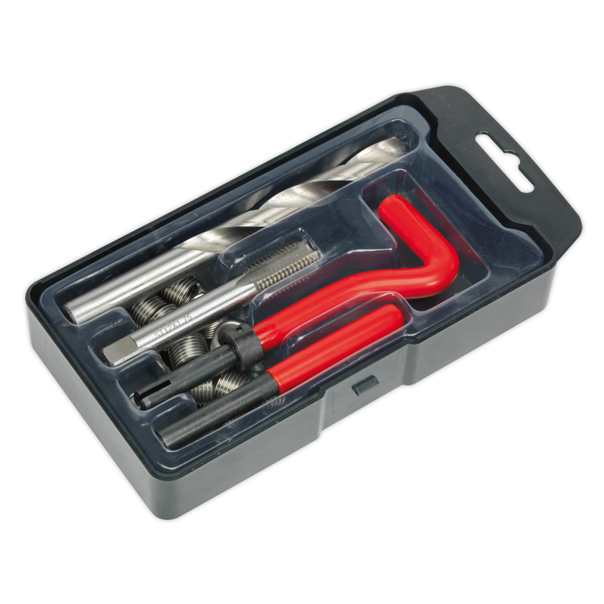 Sealey Thread Repair Kit With Three Different Lengths M12 x 1.75mm TRM12