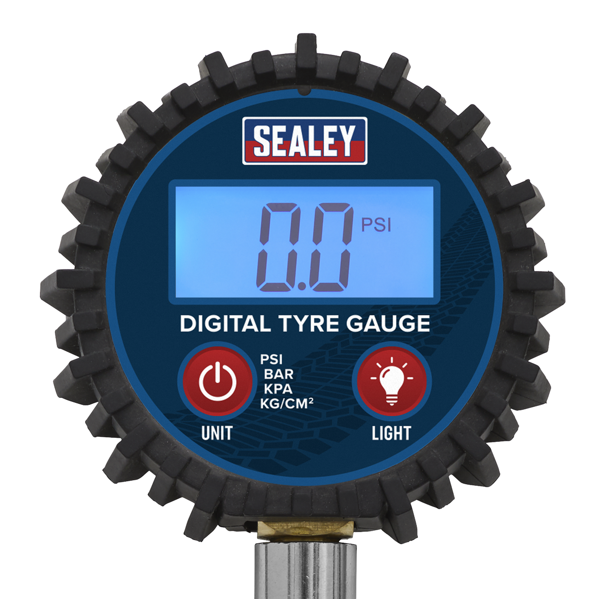 Sealey Digital Tyre Pressure Gauge With Push-On Connector 0-150 PSI TST002
