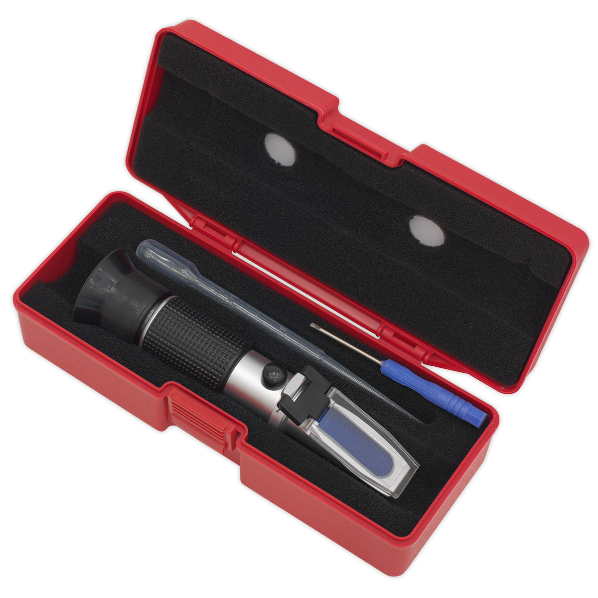 Sealey Refractometer Antifreeze Battery Fluid Screenwash With Pipette VS005