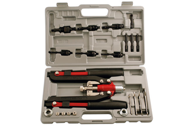 LASER 3736 14Pcs Blind Pliers Heavy Duty Kit 3.2-6.4mm Rivets M4-M12 Nut Rivets