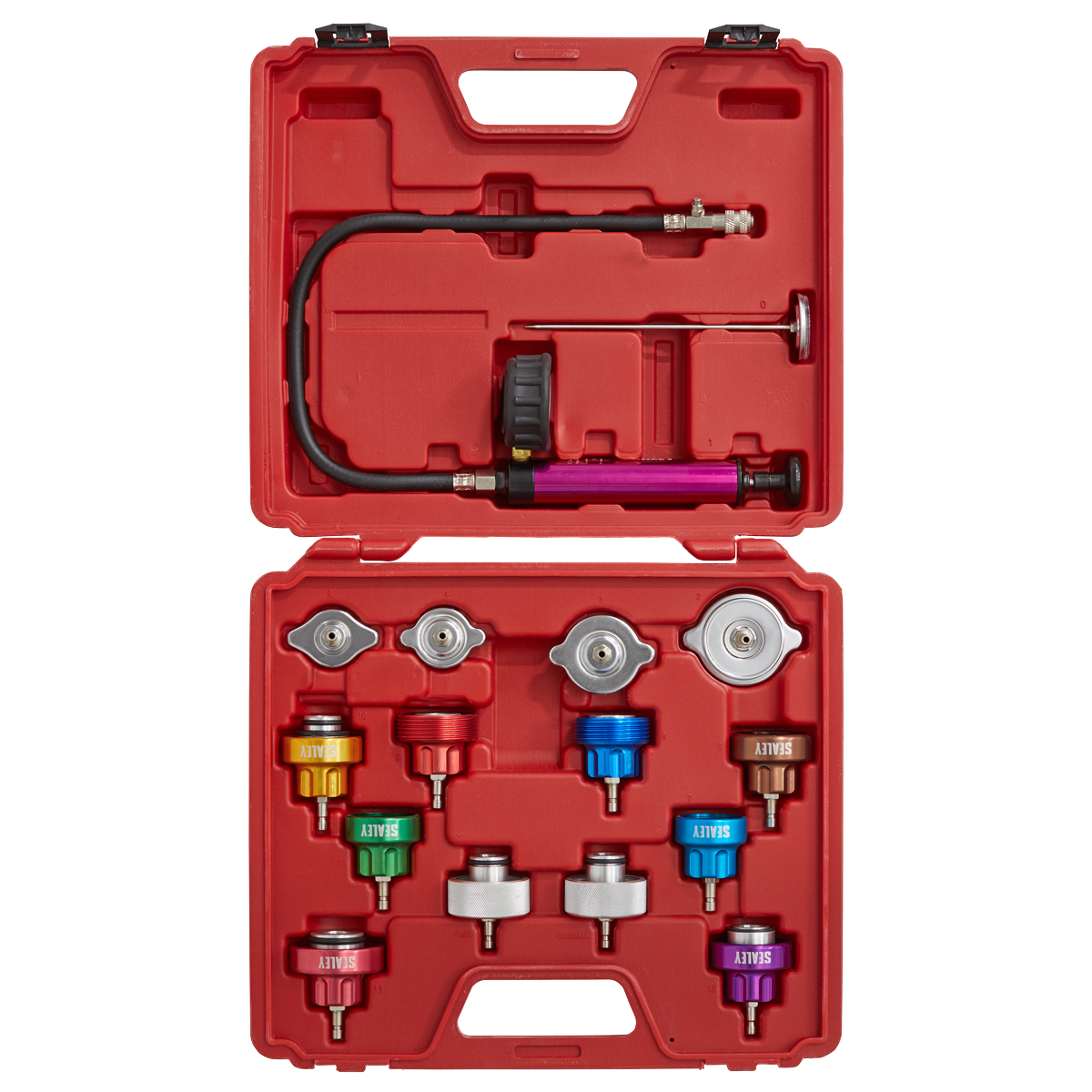 Sealey Radiator Pressure Test Kit Fits Ford & Vauxhall & Opel Vehicles VS006