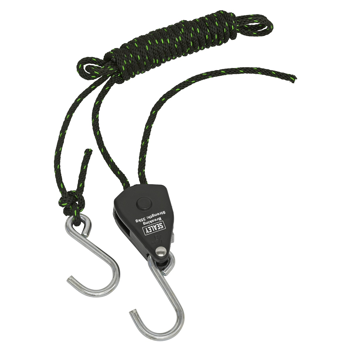 Sealey Parts Hanger Tie Down Ratchet 2m With S-Shaped Hooks 2-Pack VS0118