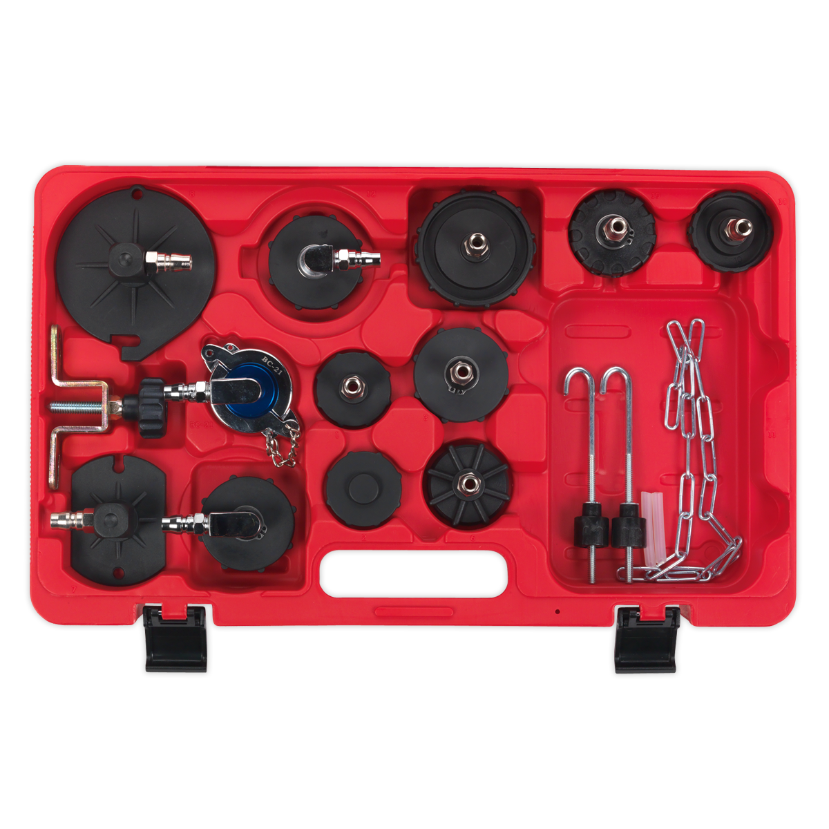 Sealey Brake & Clutch Bleeder Cap Set European Japanese US Brands VS0204B