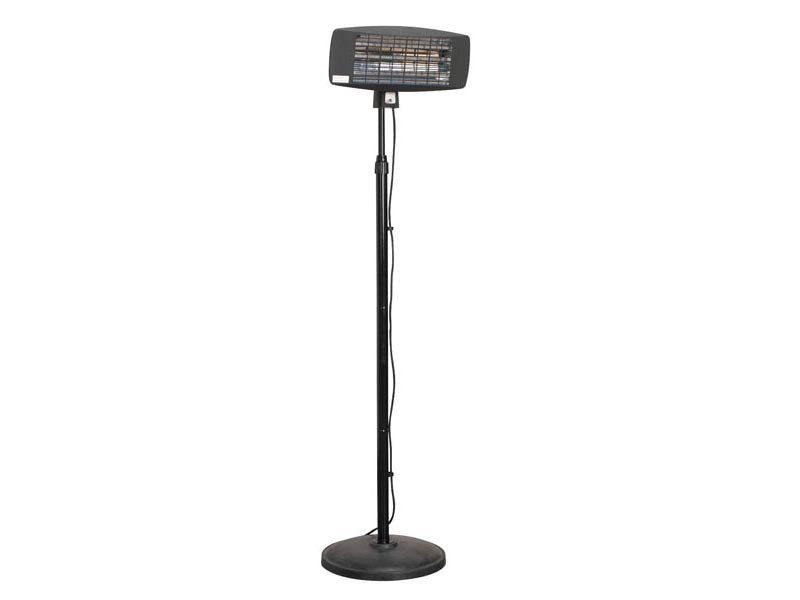 Sealey Infrared Quartz Patio Heater 2000W/230V Telescopic Floor Stand IFSH2003