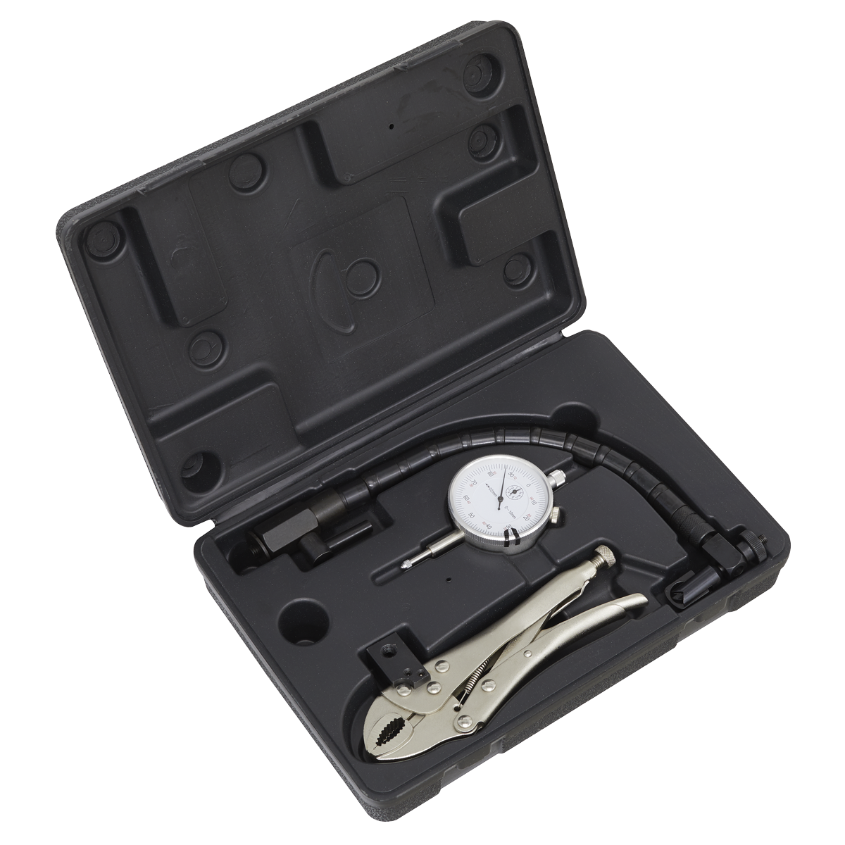 Sealey Brake Disc Run-Out Kit With Metric Calibrated DTI Gauge Silver VS0290