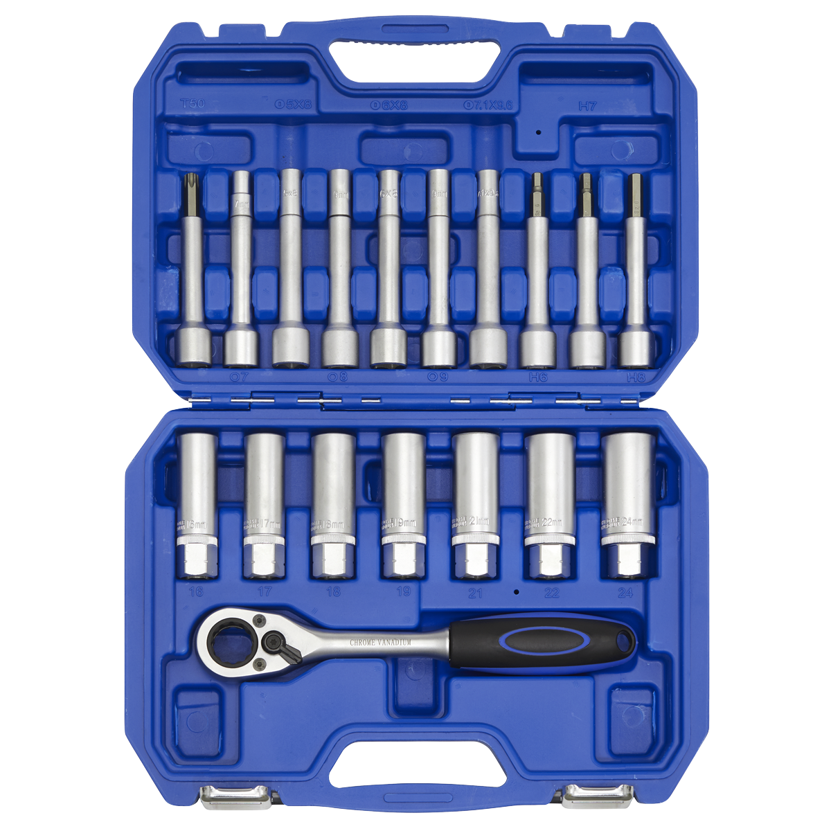Sealey Shock Absorber Strut Nut Kit Go-Through Design -18 Pieces VS0331