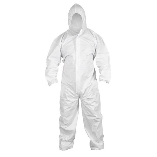 Worksafe Type 5/6 Disposable Coverall 65gsm Microporous Film Large 9602L
