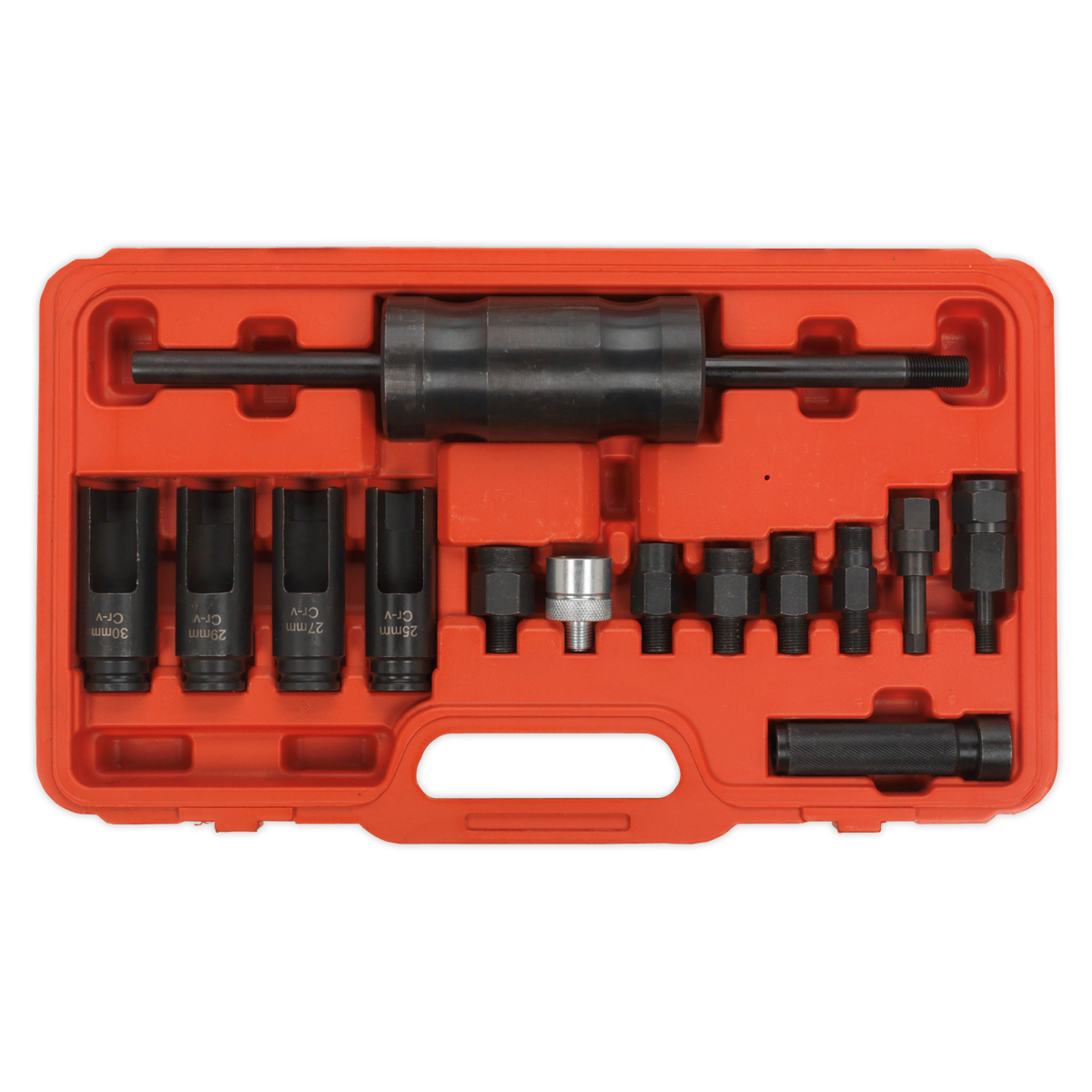 Sealey Diesel Injector Puller Set For Bosch Delphi Denso & Siemens 14pc VS2059