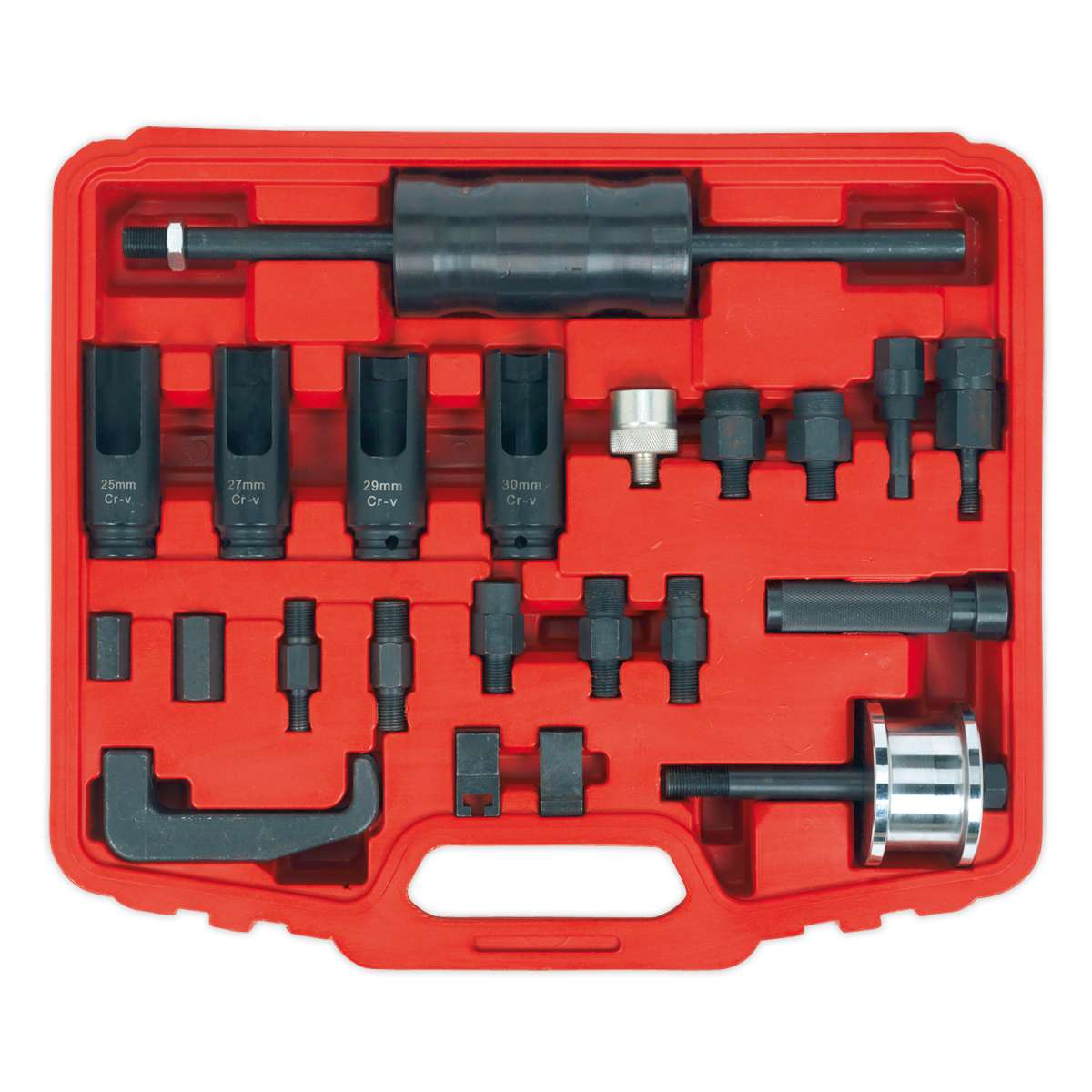 Sealey Diesel Injector Master Kit Supplied In Storage Case Black VS2064