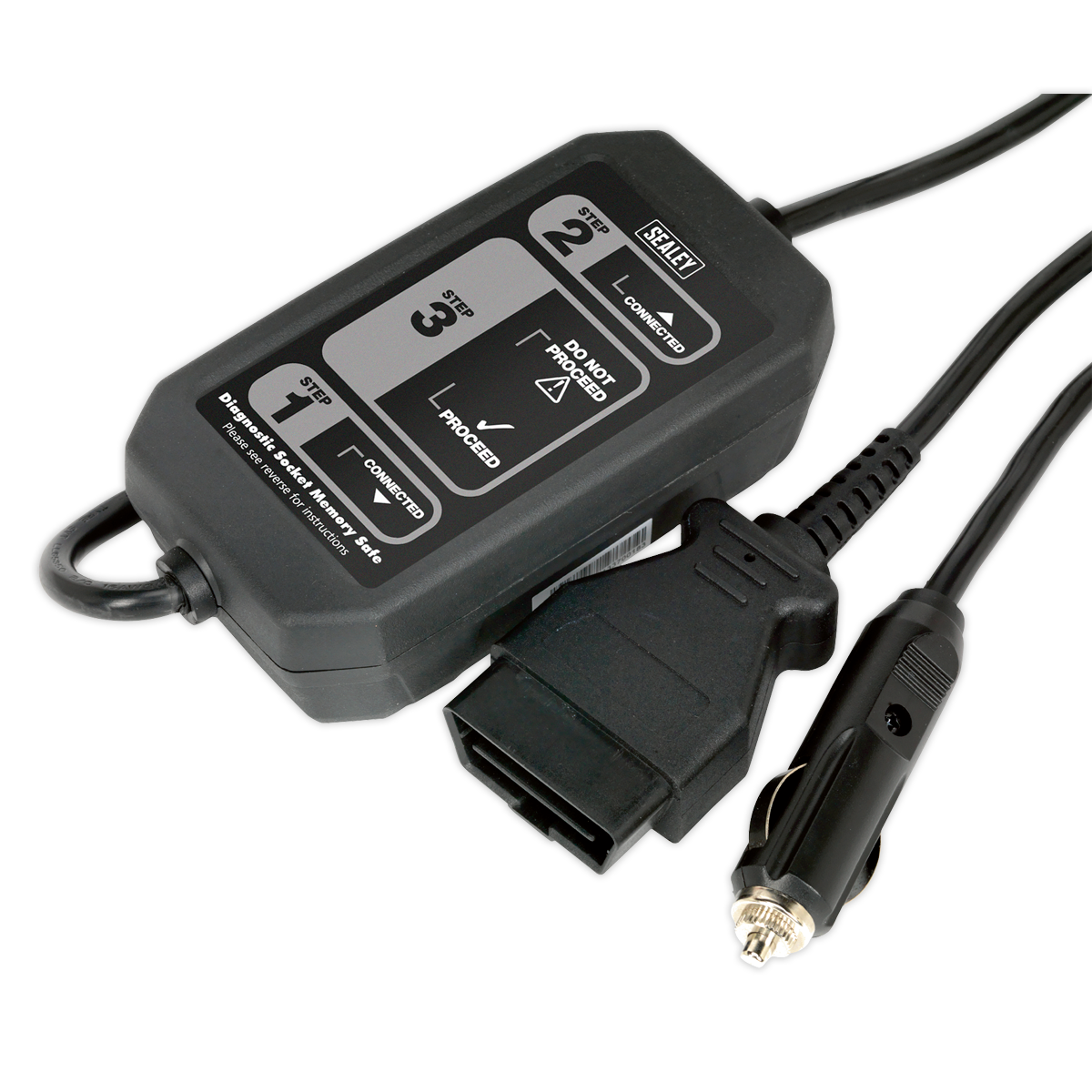 Sealey Diagnostic Socket Memory Safe With Bright LED - EOBD 1.8m Cable VS2073
