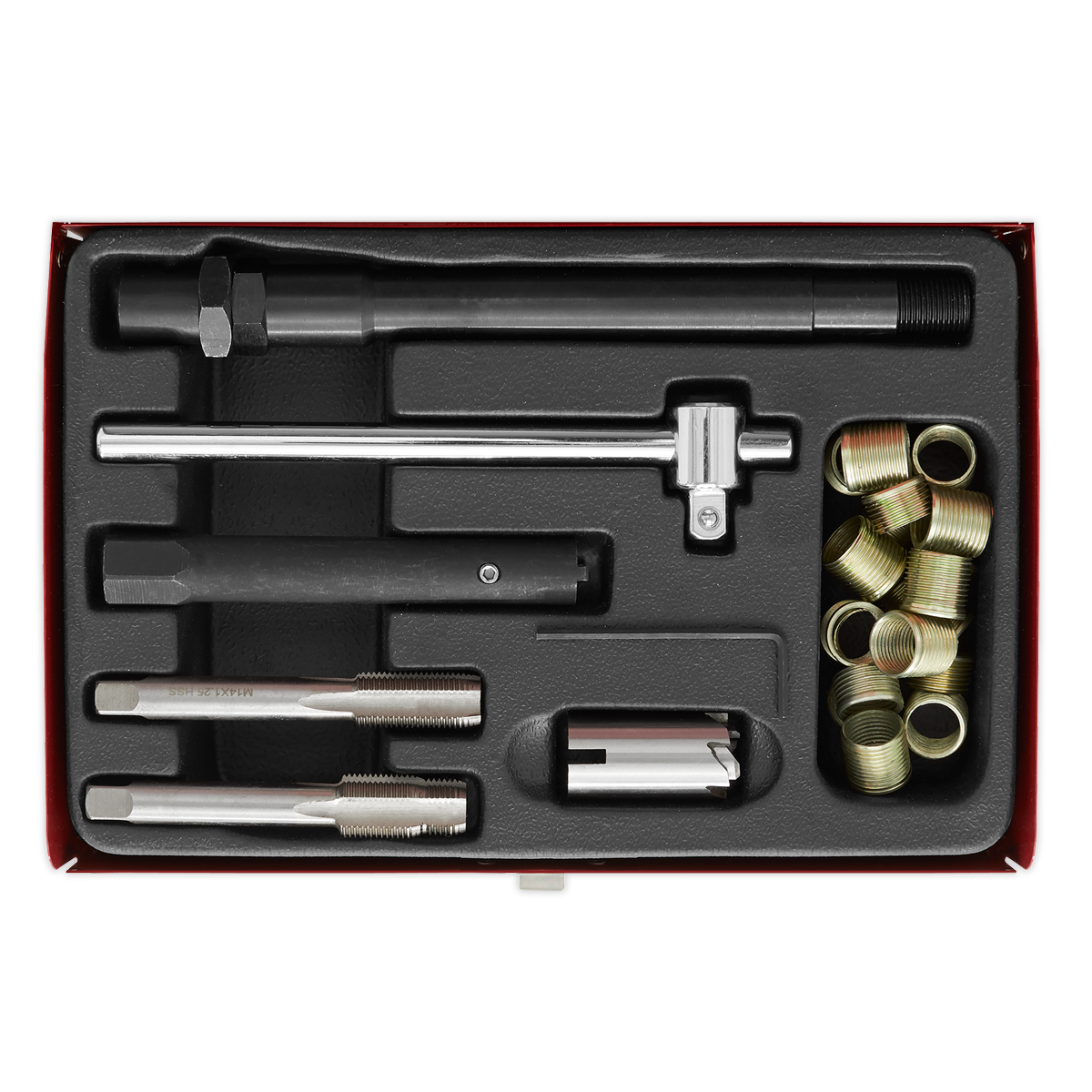 Sealey Spark Plug Thread Repair Kit With Set Of Plug Inserts Time-Saving VS301
