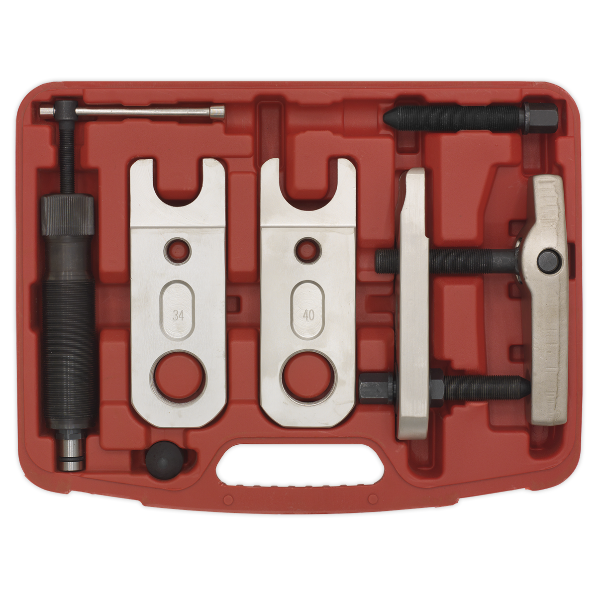 Sealey Heavy Duty Ball Joint Splitter Hydraulic & Manual 9 Pieces For HGV VS3814