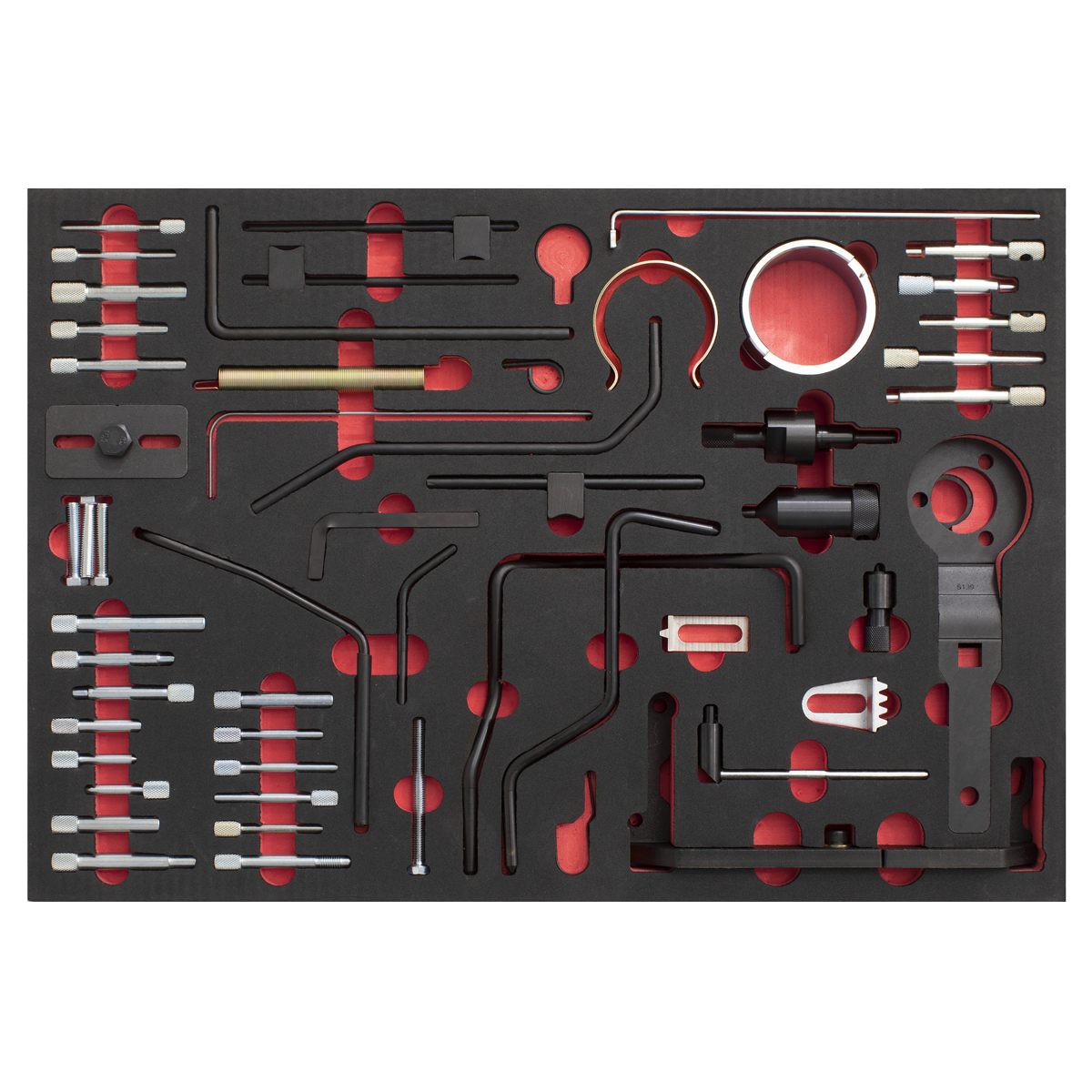 Sealey Fits PSA Belt/Chain Diesel Petrol Master Timing Tool Kit 48 Pcs VS5300MK