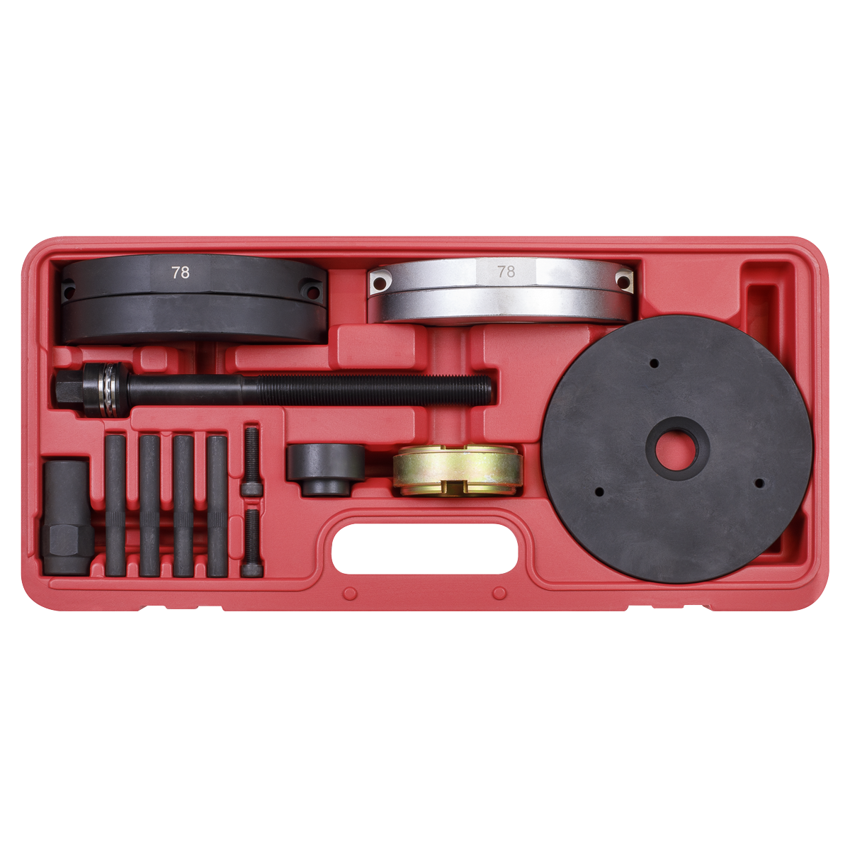 Sealey Front Wheel Bearing GEN2 Removal/Installation Kit 78mm Black VS7030