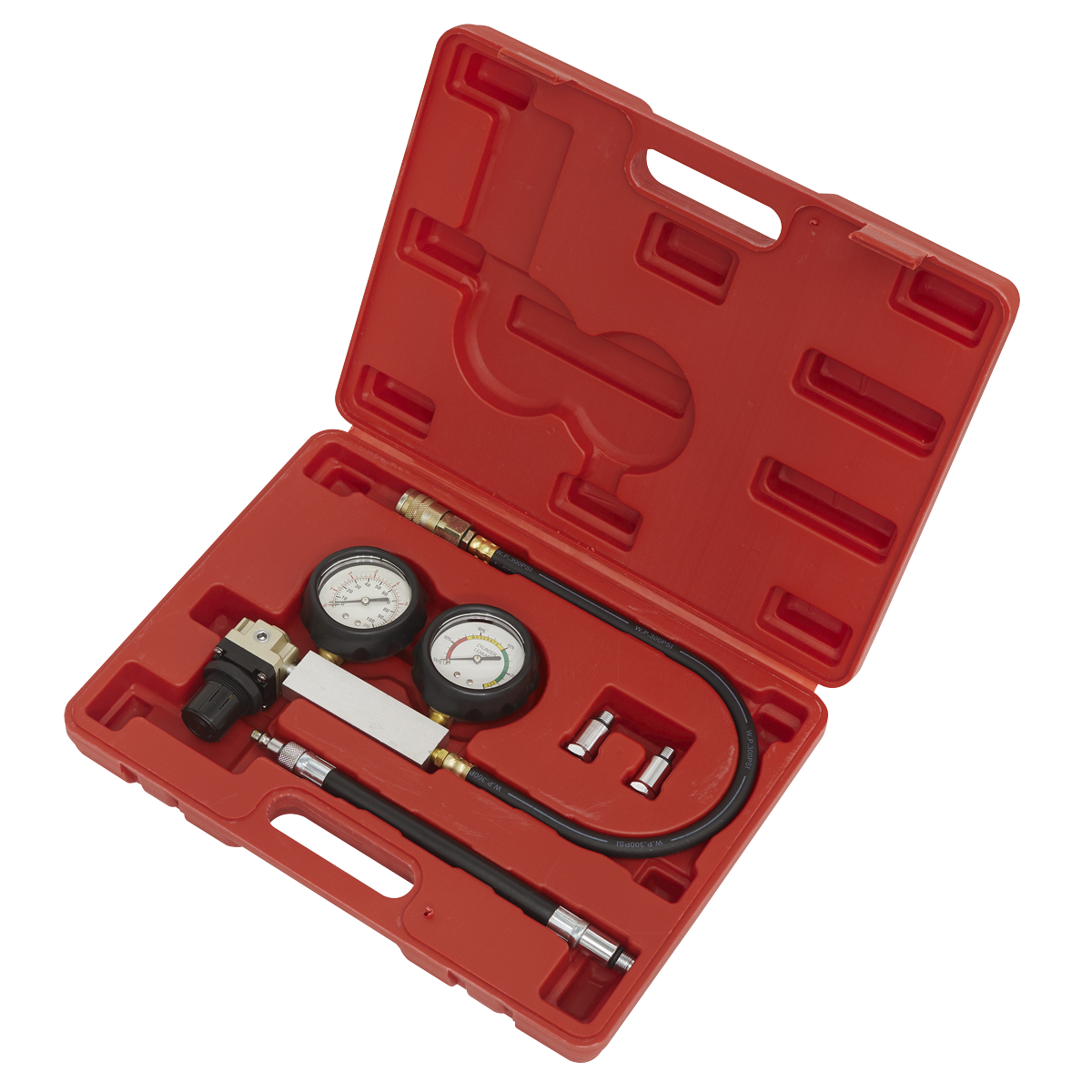 Sealey Petrol Engine Cylinder Leakage Tester - 2-Gauge With Storage Case VSE2020