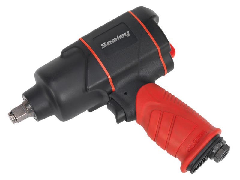 Sealey Composite Air Impact Wrench 1/2" Square Drive Twin Hammer GSA6006