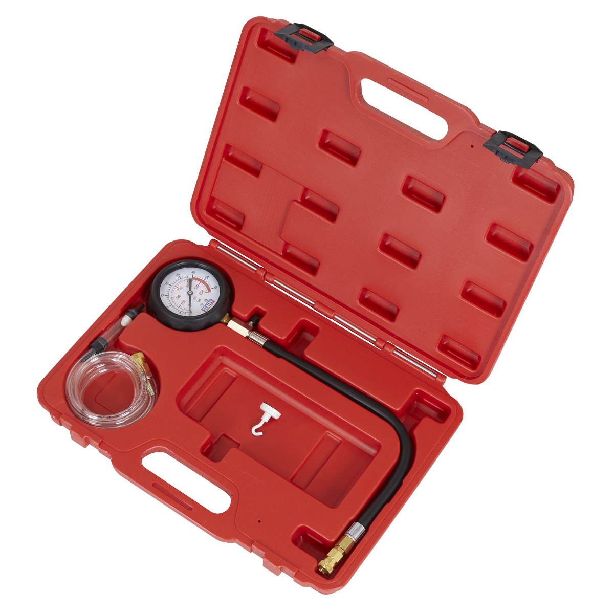 Sealey Diesel Compression Gauge Hose & TDC Base Kit With Storage Case VSE3157