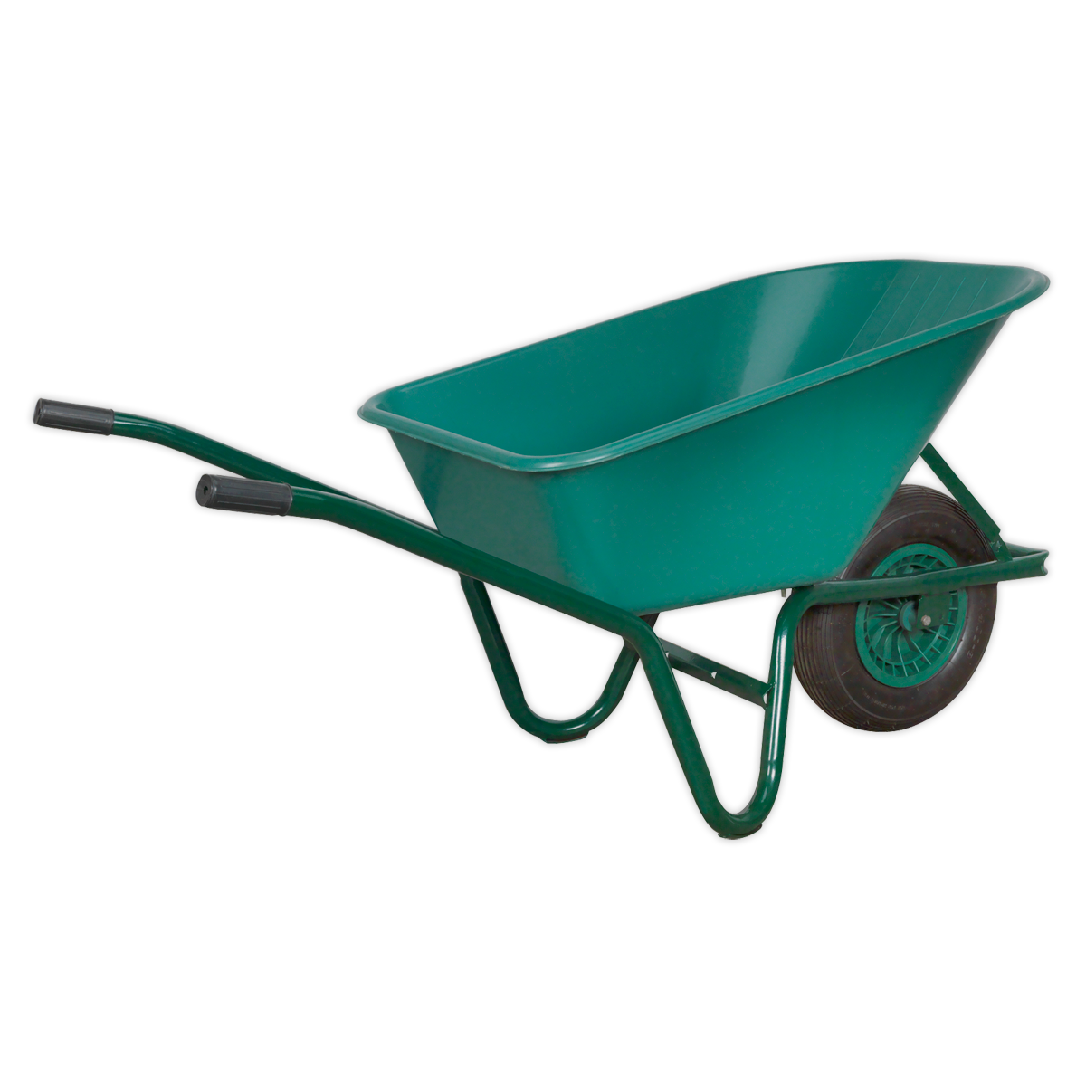 Sealey 85 Litres Wheel Barrow Heavy Duty Composite Material - Green WB85