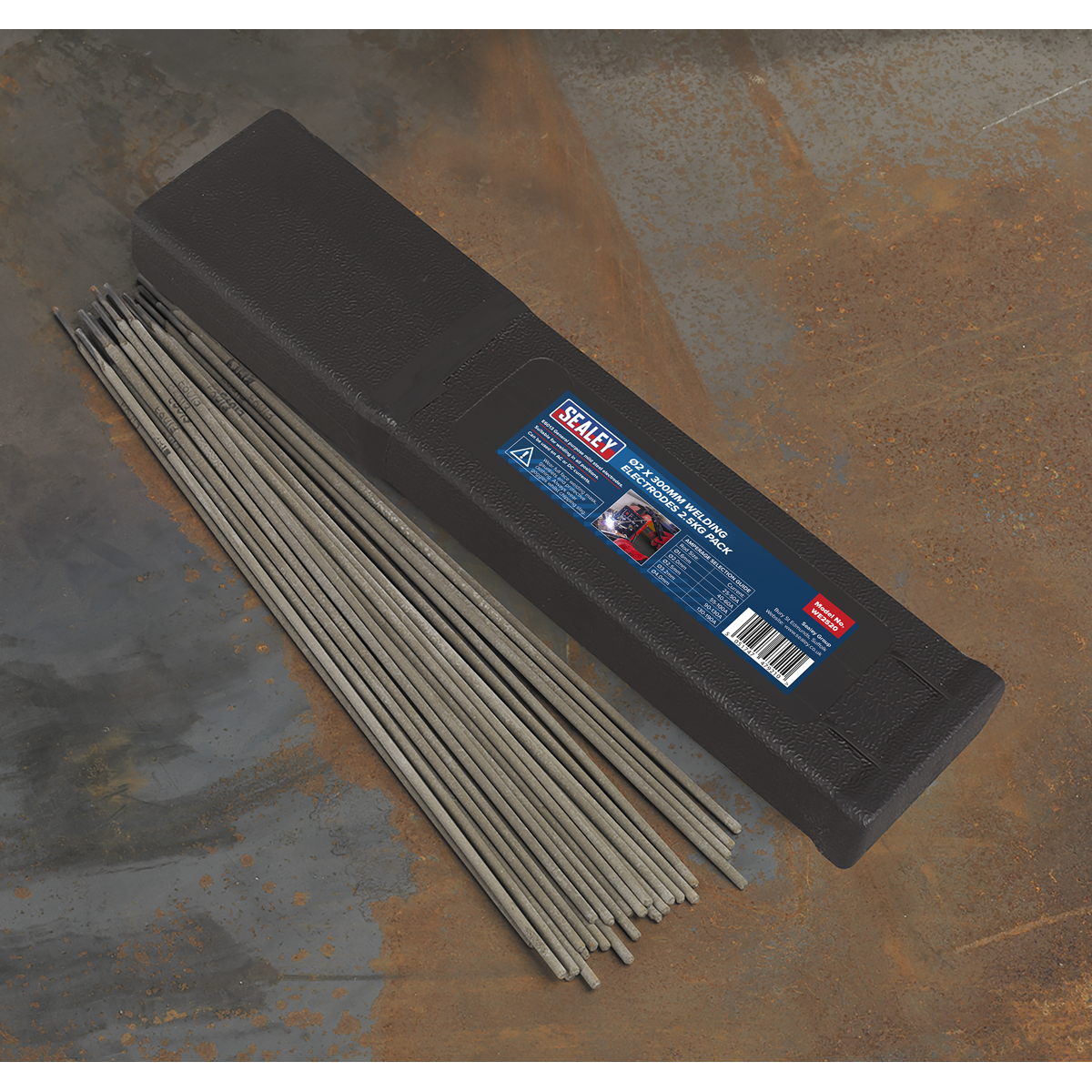 Sealey Welding Electrodes Rods 2.0 x 300mm 2.5kg Pack For General Purpose WE2520