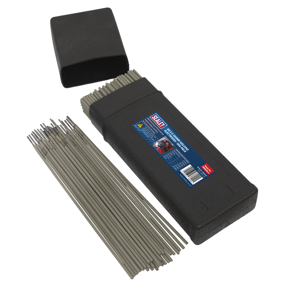 Sealey Welding Electrodes Rods 2.5 x 300mm 5.0kg Pack For General Purpose WE5025
