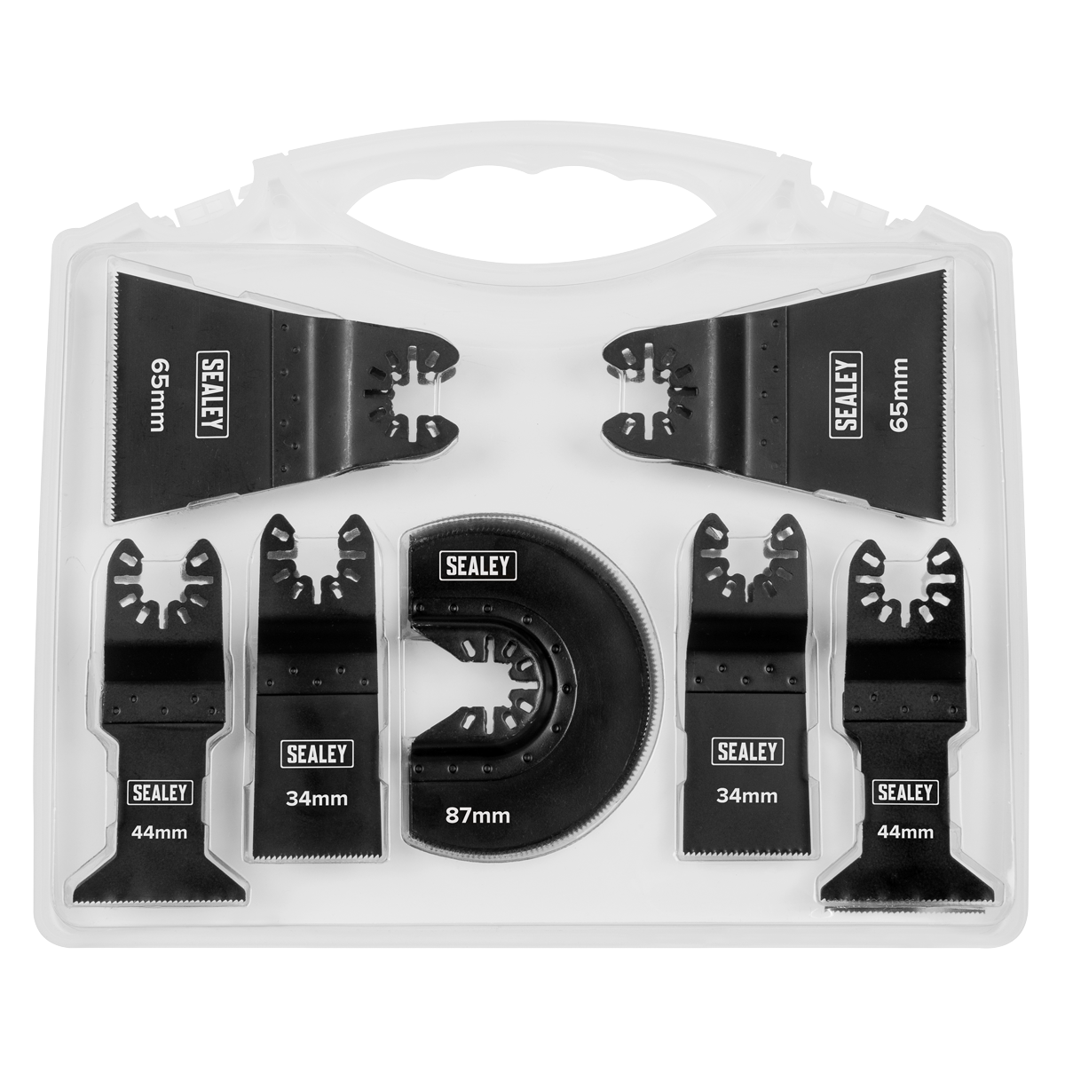 Sealey Multi-Tool Blade Set For Metal & Wood Titanium Coated 7 Pieces WMTSET