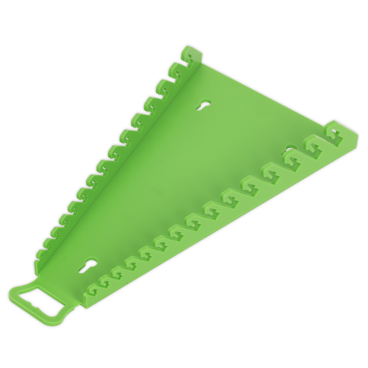 Sealey Premier Reverse Spanner Rack 15 Capacity Hi Vis Green Tool Storage WR09HV