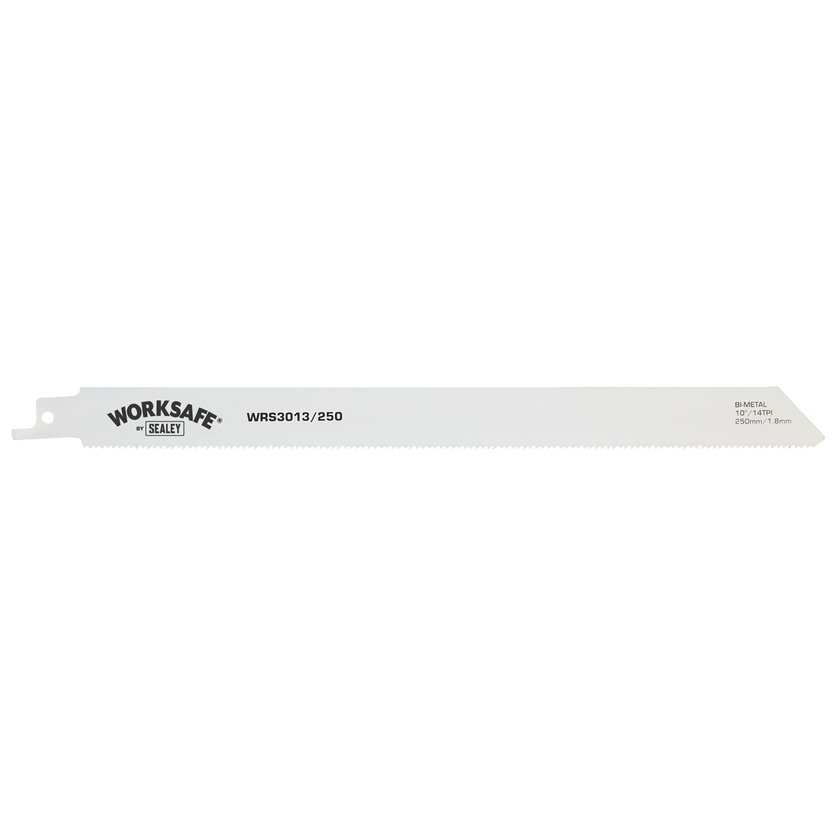 Sealey Reciprocating Saw Blade 250mm 14 TPI White - Pack of 5 WRS3013/250