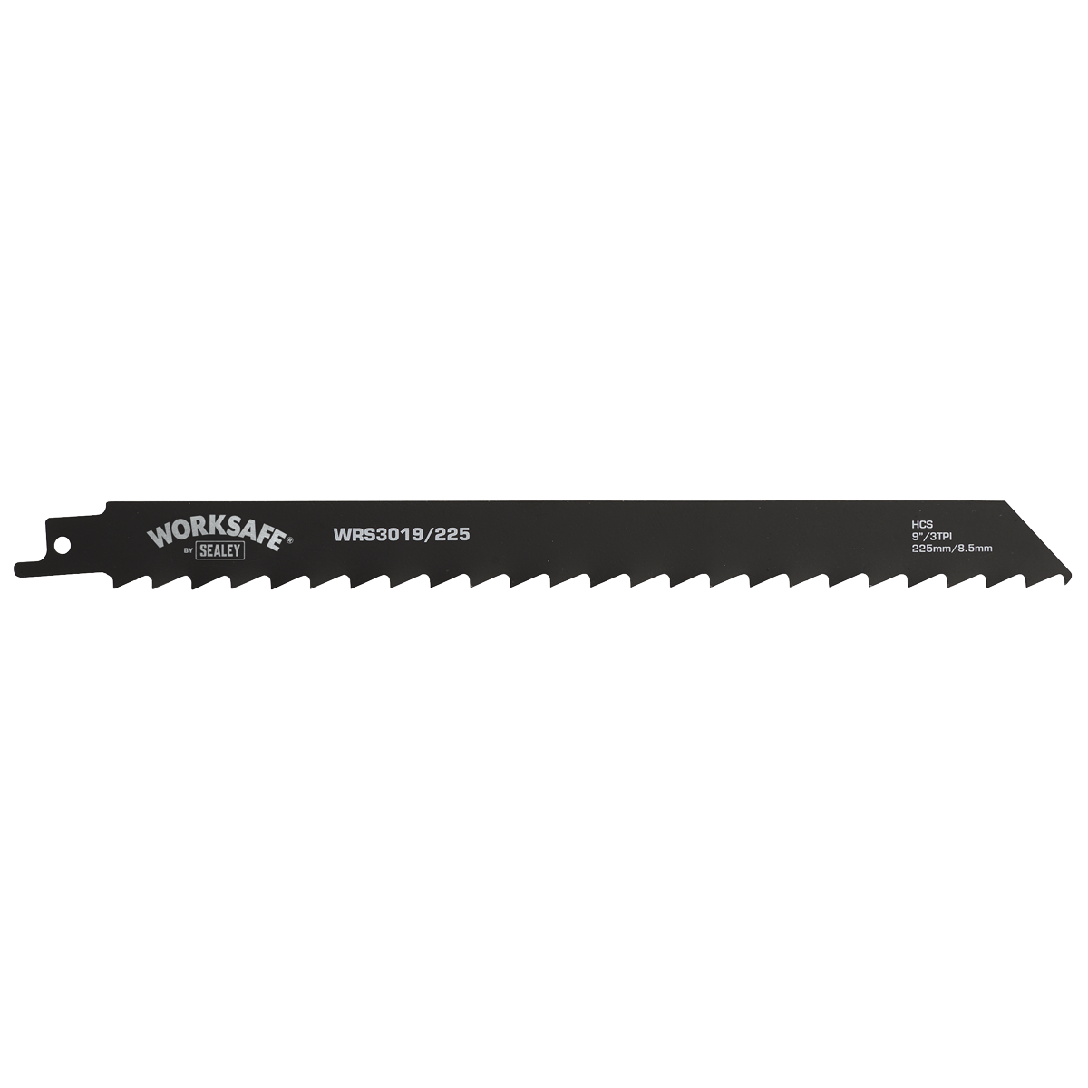 Sealey Reciprocating Saw Blade For Wood 225mm 3 TPI - Pack of 5 WRS3019/225