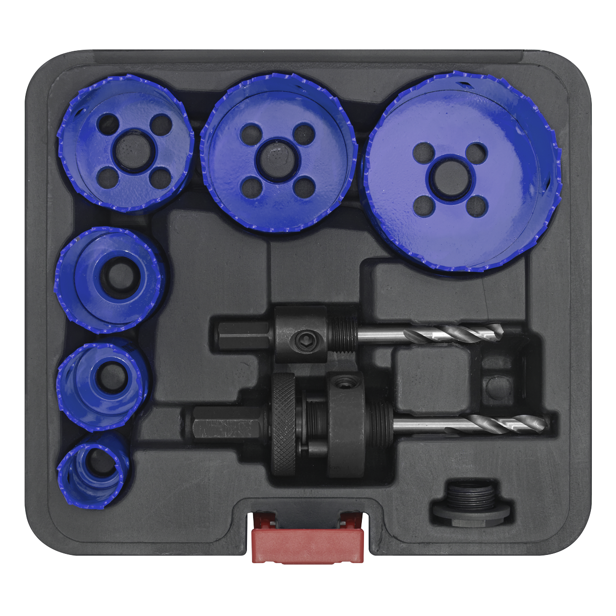 Sealey 9Pc Electricians Hole Saw Kit in Sturdy Storage Case Professional WSEHSK