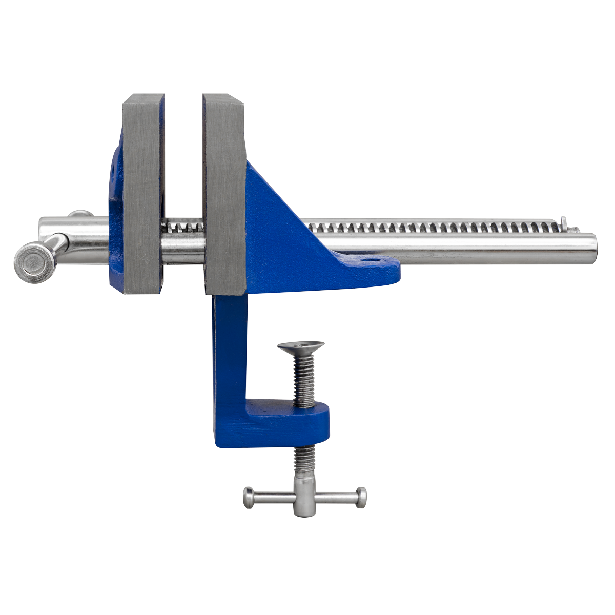 Sealey Woodworking Vice 150mm With Clamp Mount 130mm Jaw Opening WV150CM