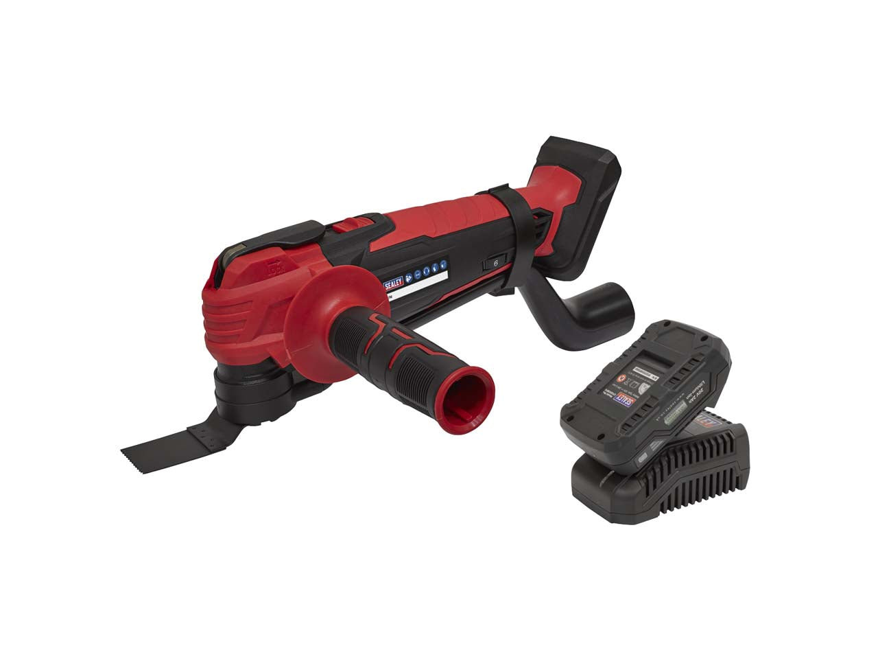 Sealey 20V 2Ah SV20 Series Cordless Oscillating Multi-Tool Kit CP20VMTKIT1