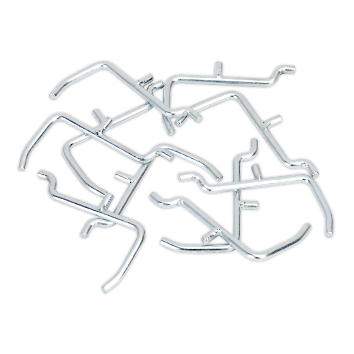 Sealey Hook Set For APSPB Pegboard Suitable For Hanging Tools Silver APSPB.H