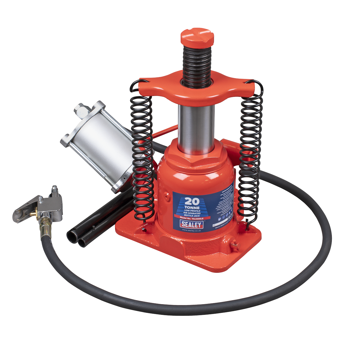 Sealey Low Profile Air Operated Hydraulic Bottle Jack 20 Tonne YAJ20SLE
