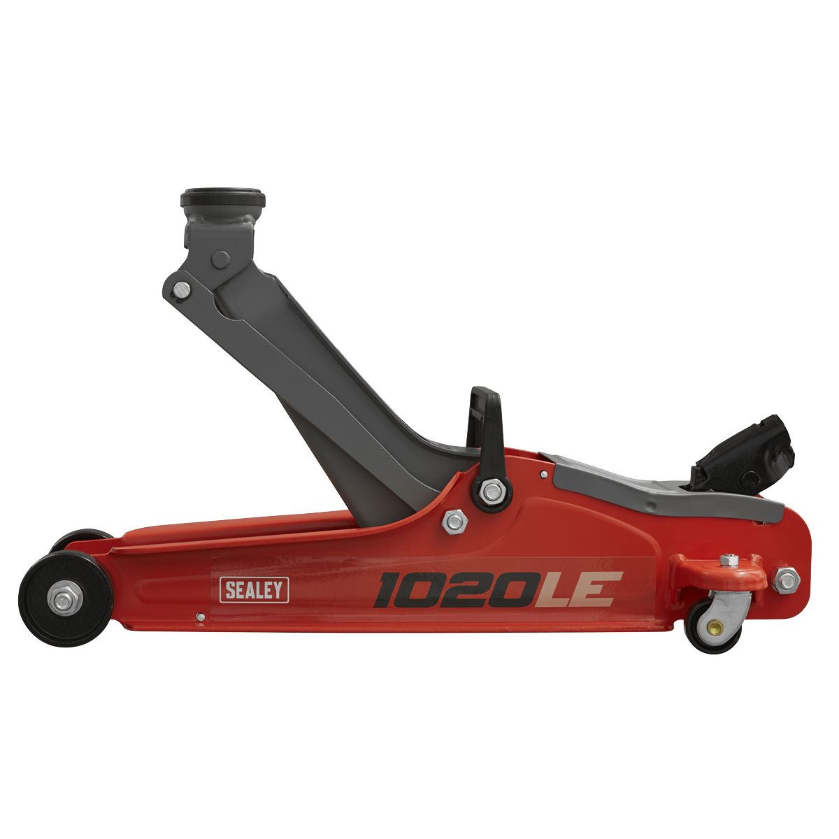 Sealey 2 Tonne Low Profile Short Chassis Hydraulic Trolley Jack Red 1020LE