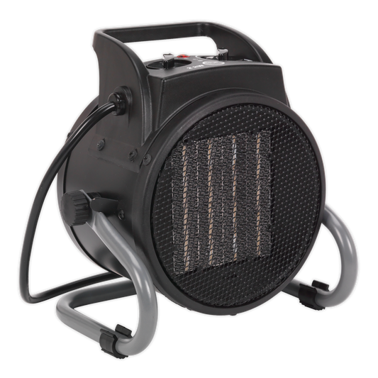 Sealey Industrial PTC Fan Heater With Power Cable 3-Pin Plug 2000W/230V PEH2001