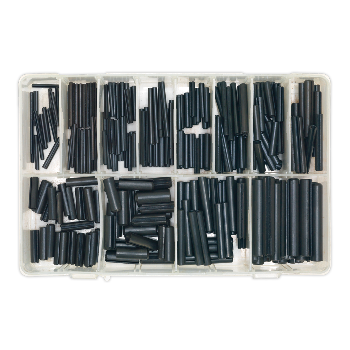 Sealey Spring Roll Pins 300 Pieces Assorted Imperial 3/32"-5/16" x 1"-2" AB006RP