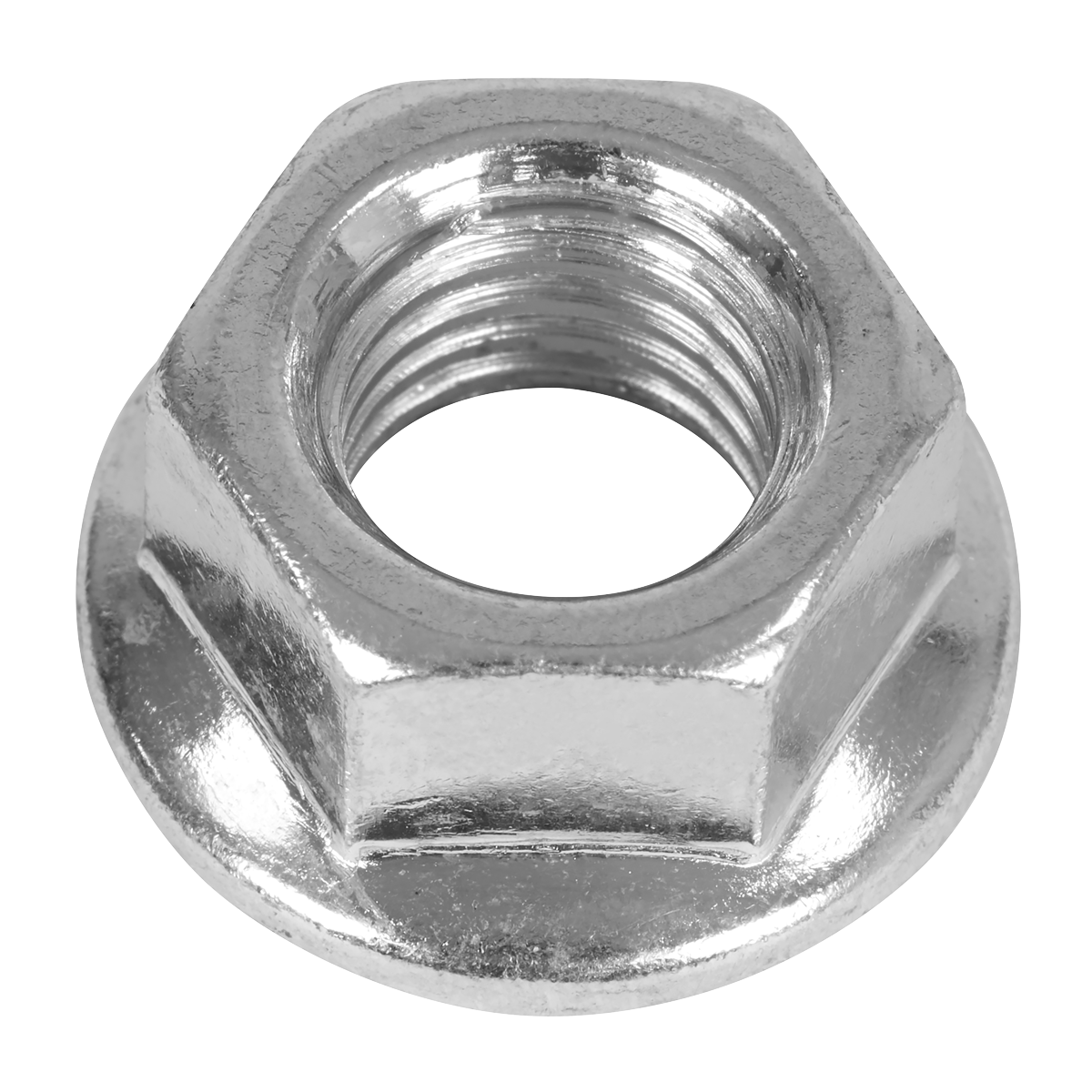Sealey Flange Nut Assortment 390 Pieces M5-M12 Serrated DIN 6923 Metric AB031FN