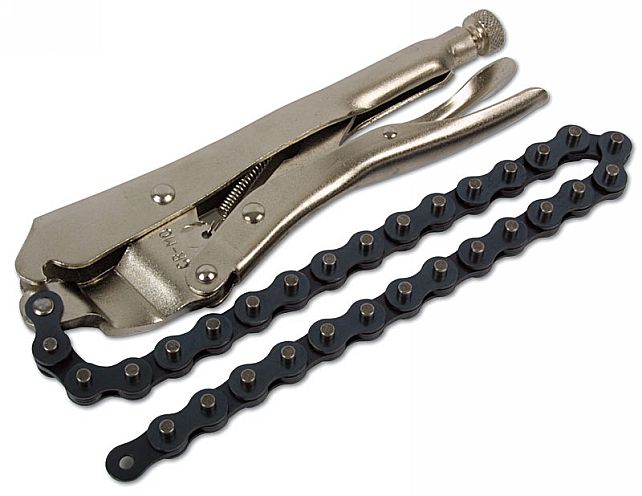 LASER 3794 Locking Chain Clamp Tool For Oil Filters Up To 140mm Diameter