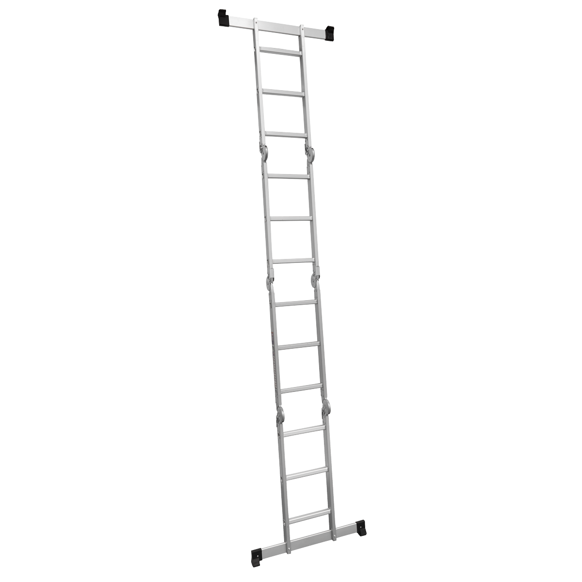 Sealey Aluminium Folding Platform Ladder 4-Way EN 131 Approved Silver AFPL1