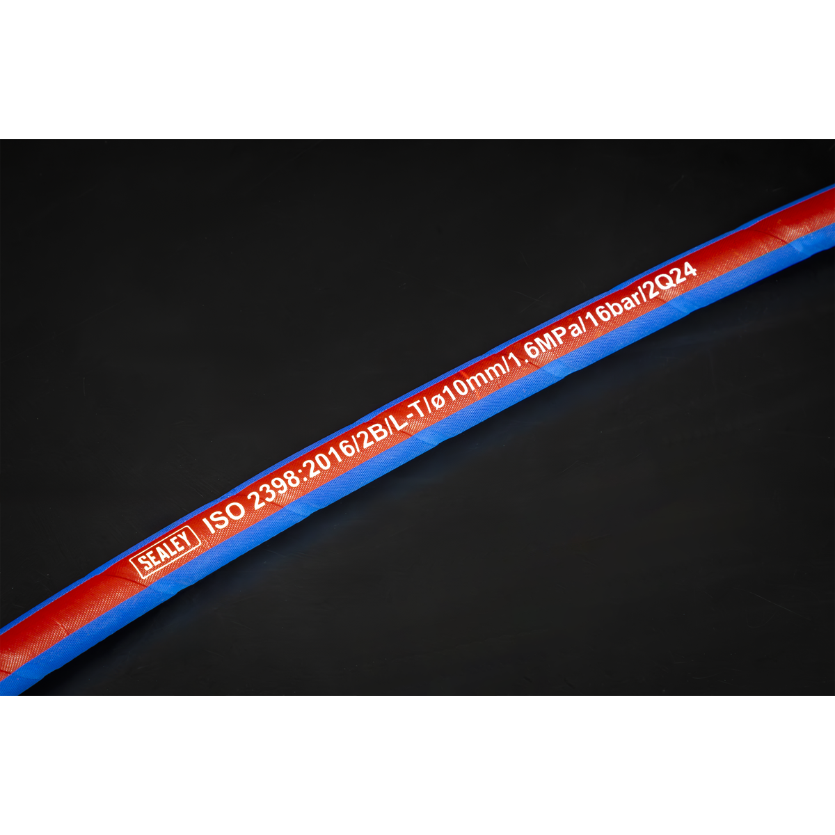 Sealey Air Hose 15 Metres x Ø10mm With 1/4" BSP Unions Extra Heavy Duty AH15R/38