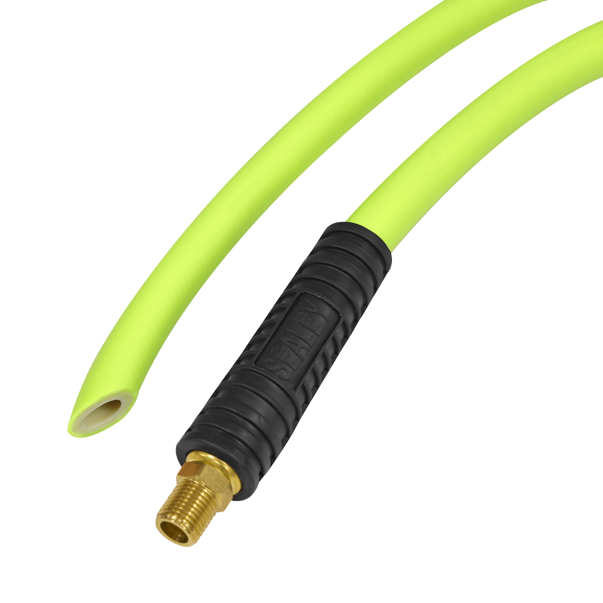 Sealey 10m x Ø8mm High-Visibility Hybrid Air Hose With 1/4" BSP Unions AHHC10G