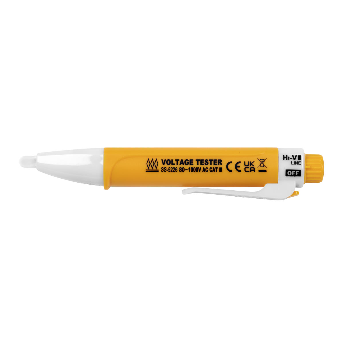 Sealey Premier Non Contact Voltage Detector 80-1000V Green LED 50-60Hz AK1998